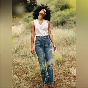 imogene + willie Denim Blue Straight Leg Jeans
